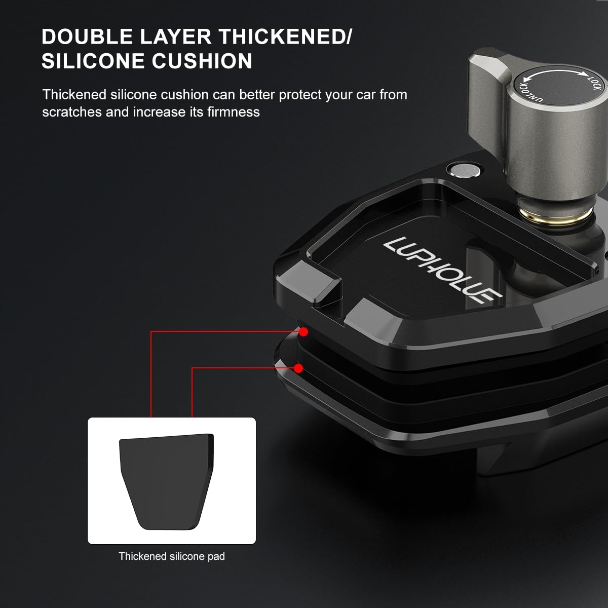 Uchwyt Clip na Szybę Motocyklową do GoPro Insta360 DJI Smartfon Lupholue — miniatura 4