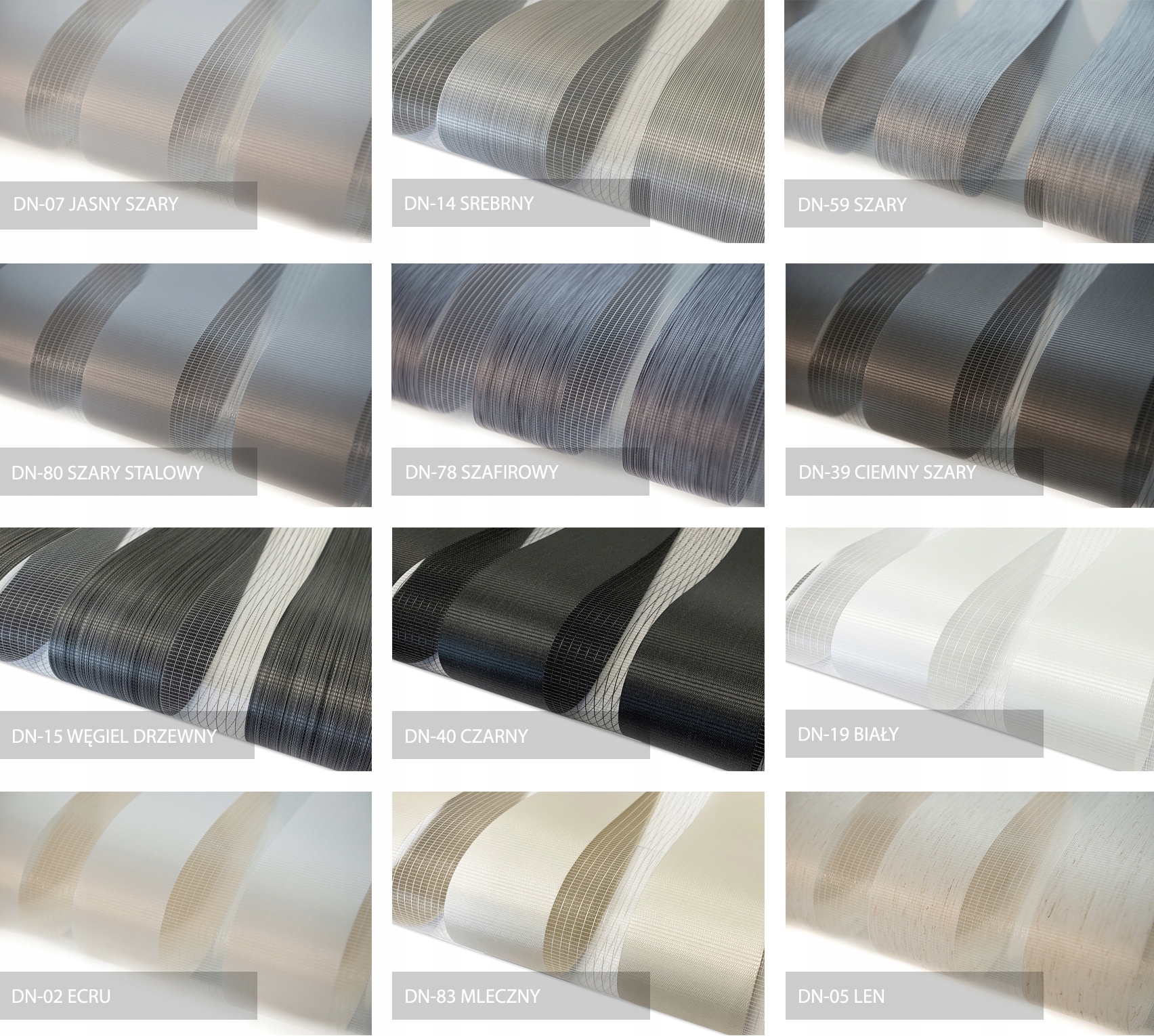 Roleta dzień noc w kasecie ALUMINIOWEJ +prowadnice rolety wewnętrzne Marka inna marka