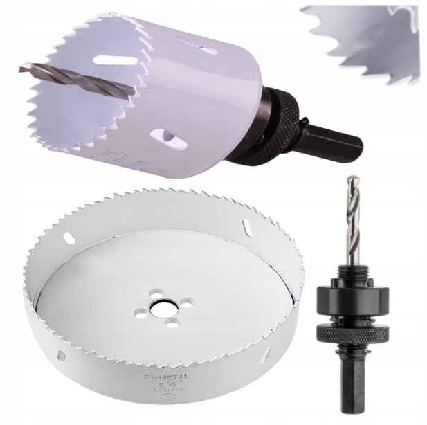 Korunkový Vrták Bimetalová Korunka 140 Na Kovové Dřevo