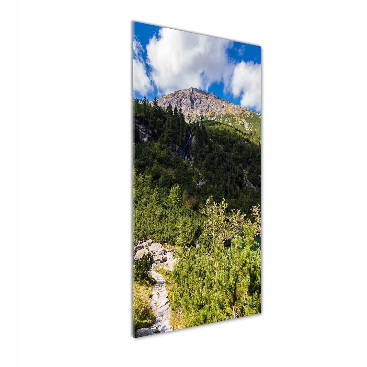 Akrylový obraz Mořské oko Tatry 50x125 cm