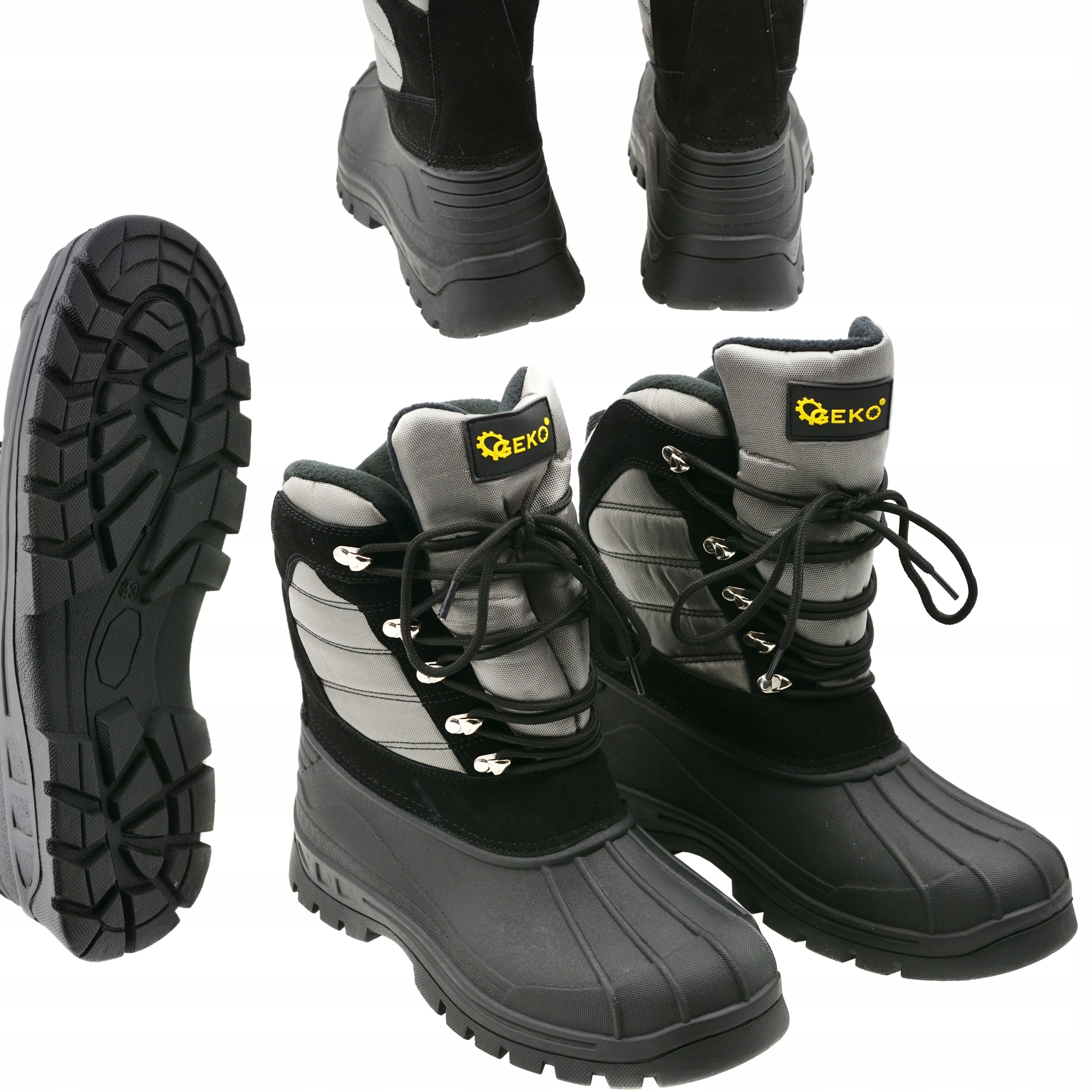 Zimní Boty Zateplené Sněhule Trapery 46 jeden odlitek