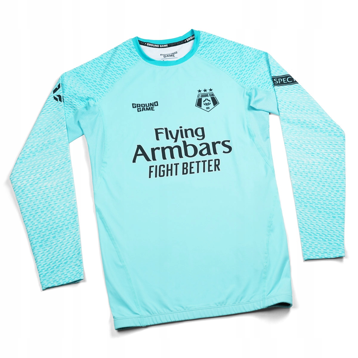 Rashguard Fc Armbar dlouhý rukáv (Mátový) XXL Ground Game