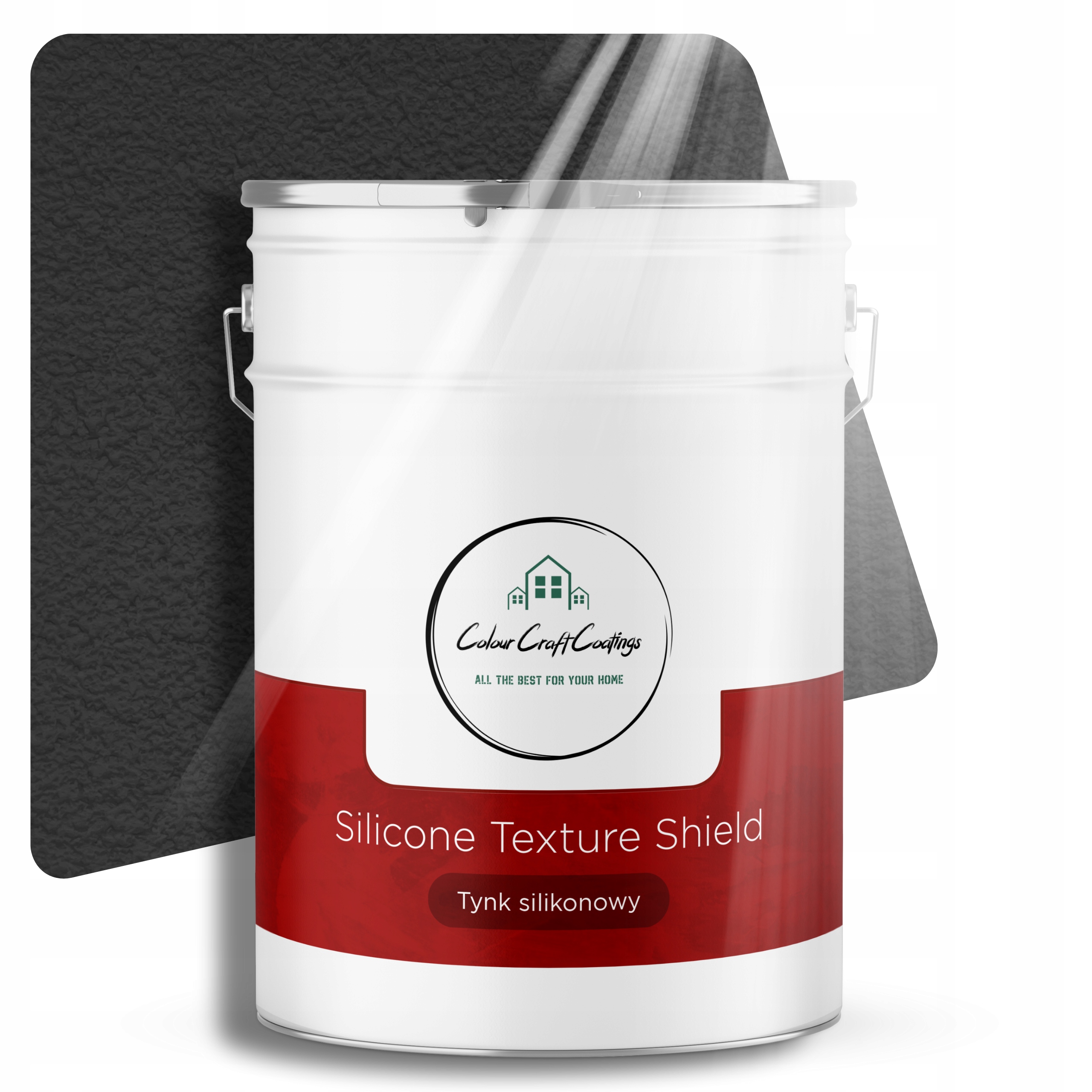 Silikonová Fasádní Omítka Granulace 2.0 MM Beránek Černý 25 Kg 9005