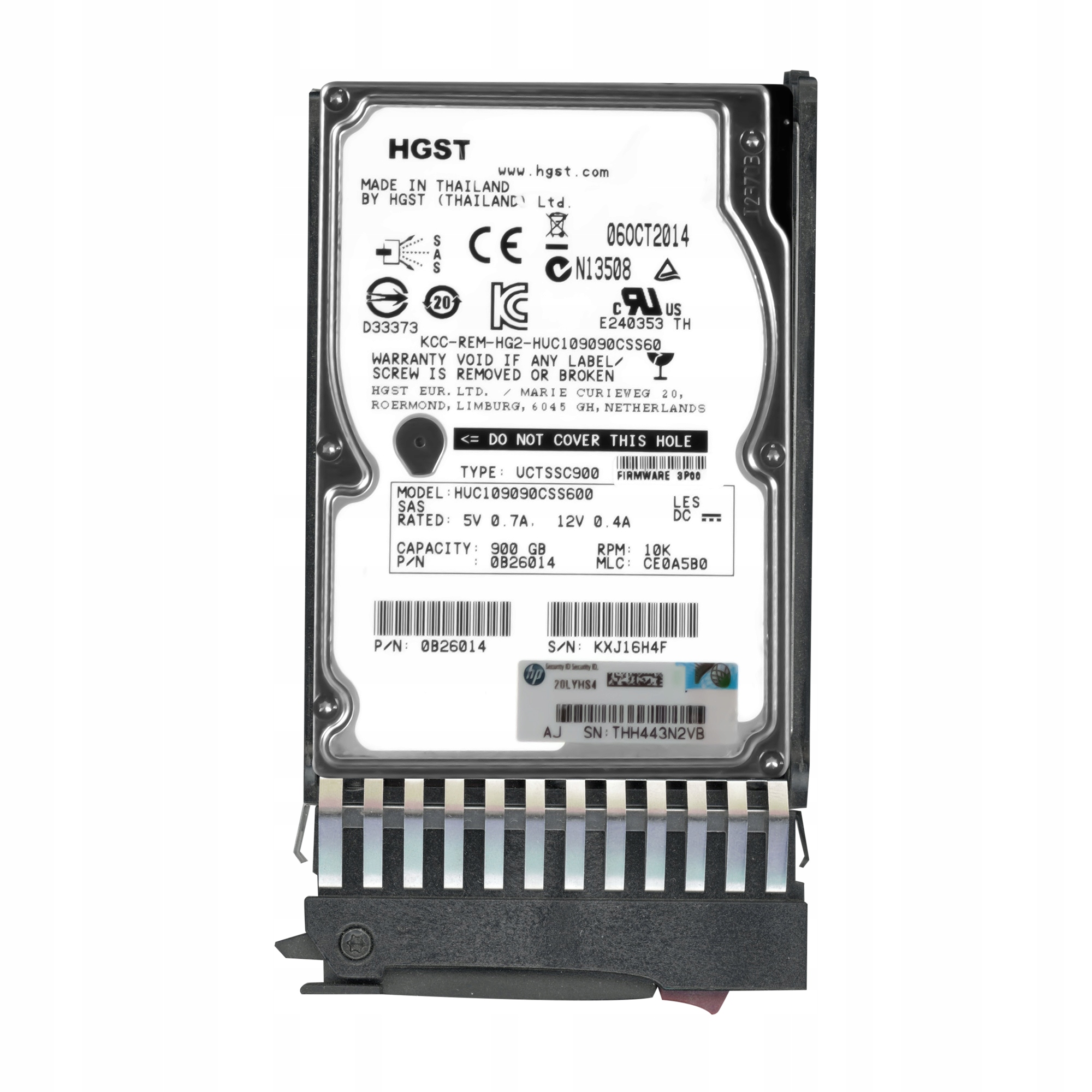Hp 5697-1288 900GB 10K SAS-2 2.5" Hdd HUC109090CSS600