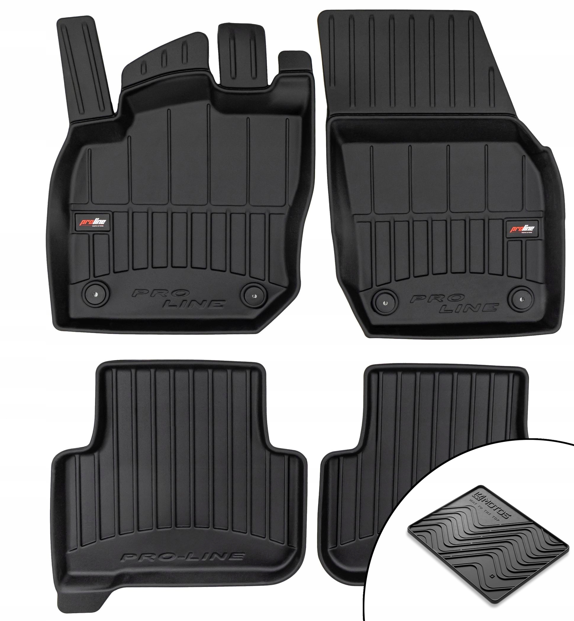 3D gumové rohože pre Volkswagen Tiguan III od roku 2024 rohož zdarma