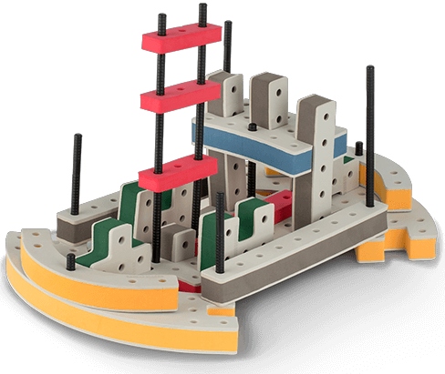 Klocki Inventor Box - Zestaw Wynalazcy (65 elementów) Certyfikaty, opinie, atesty CE