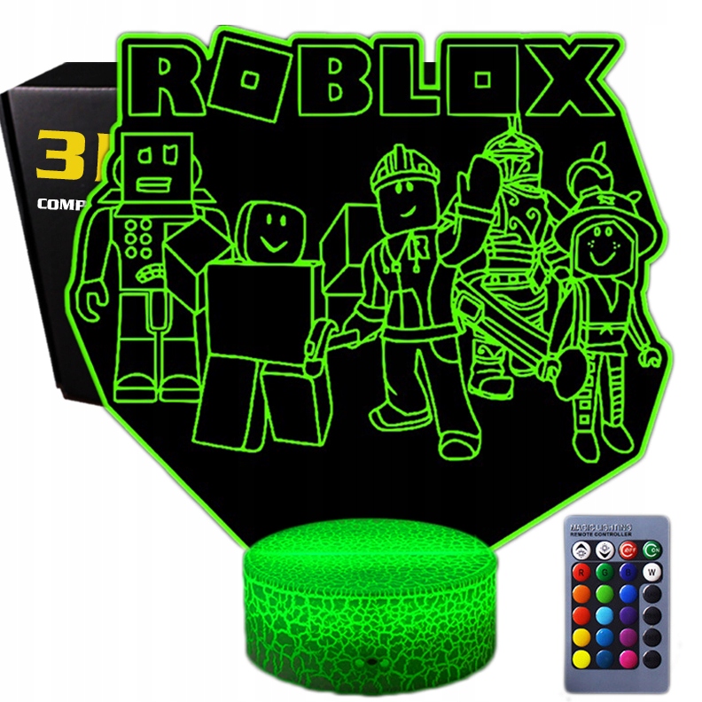 

Lampka 3D nocna usb led Roblox