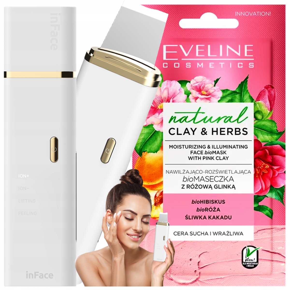 Ultrazvukový Peeling na pokožku Ems Lifting Inface