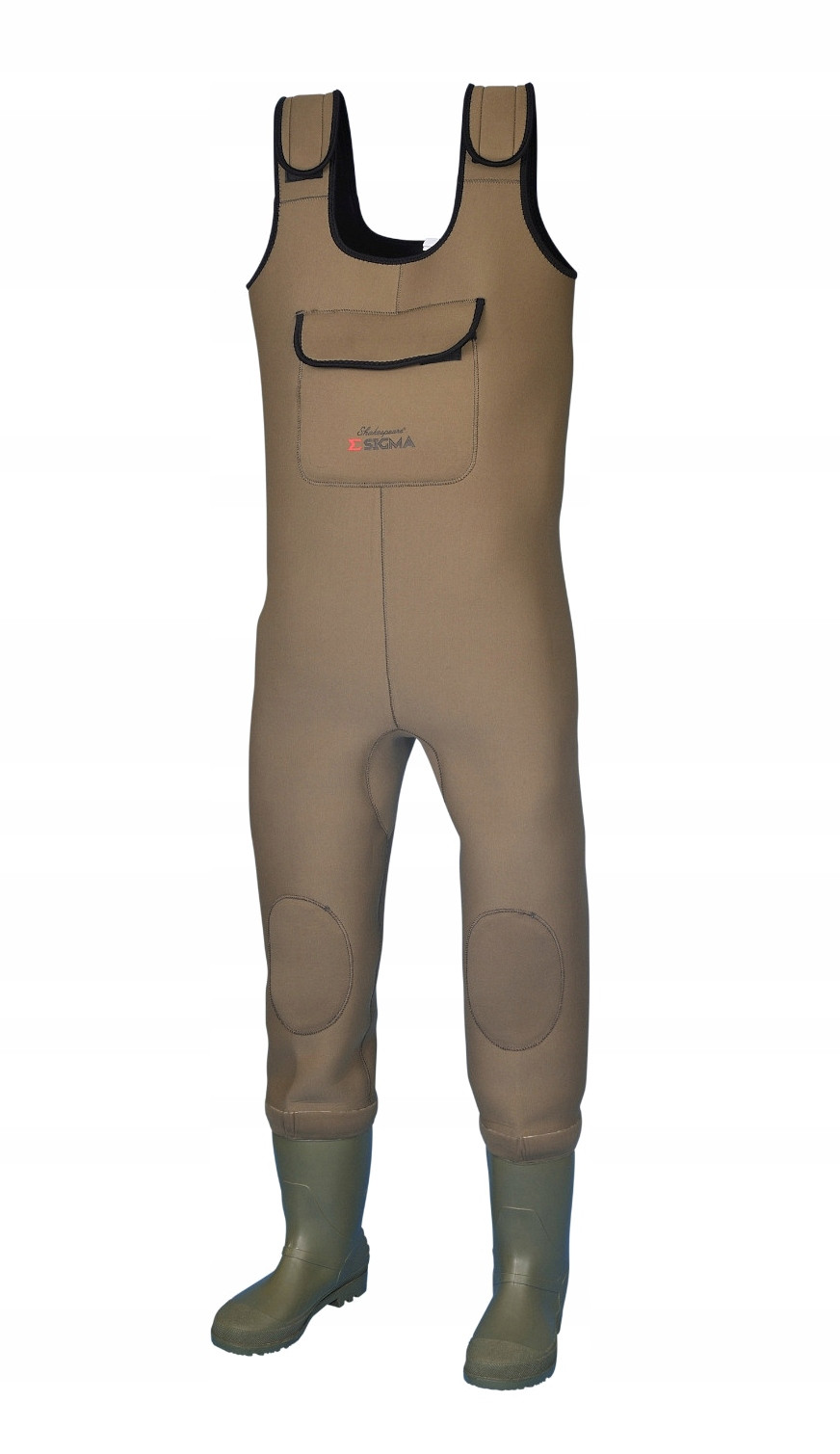 Shakespeare Sigma Sigma Neop Chest Wader SIZE10 Cleat Sole