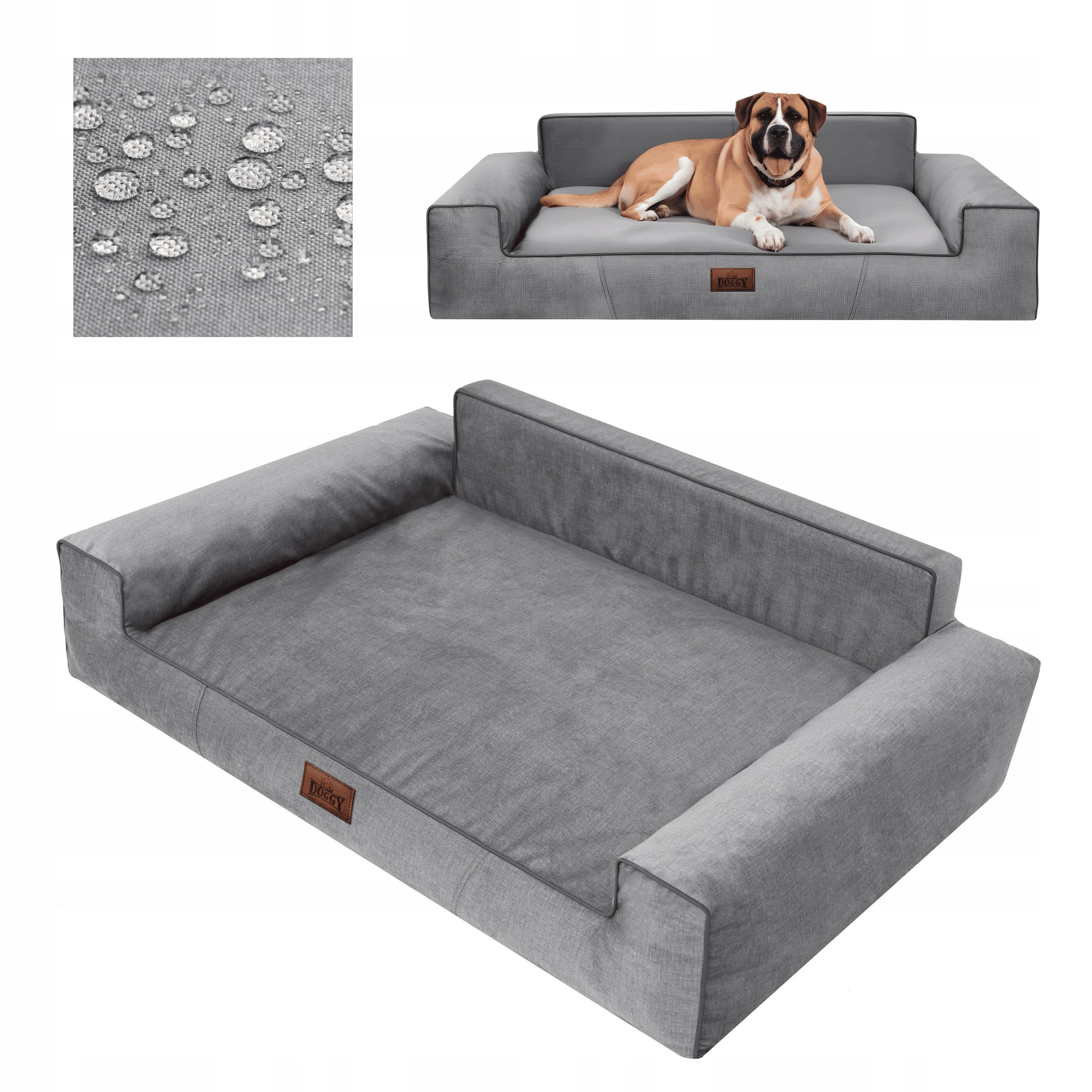 Pelíšek pro psa, voděodolná matrace potah kotec pro psa XXL 116x78 cm