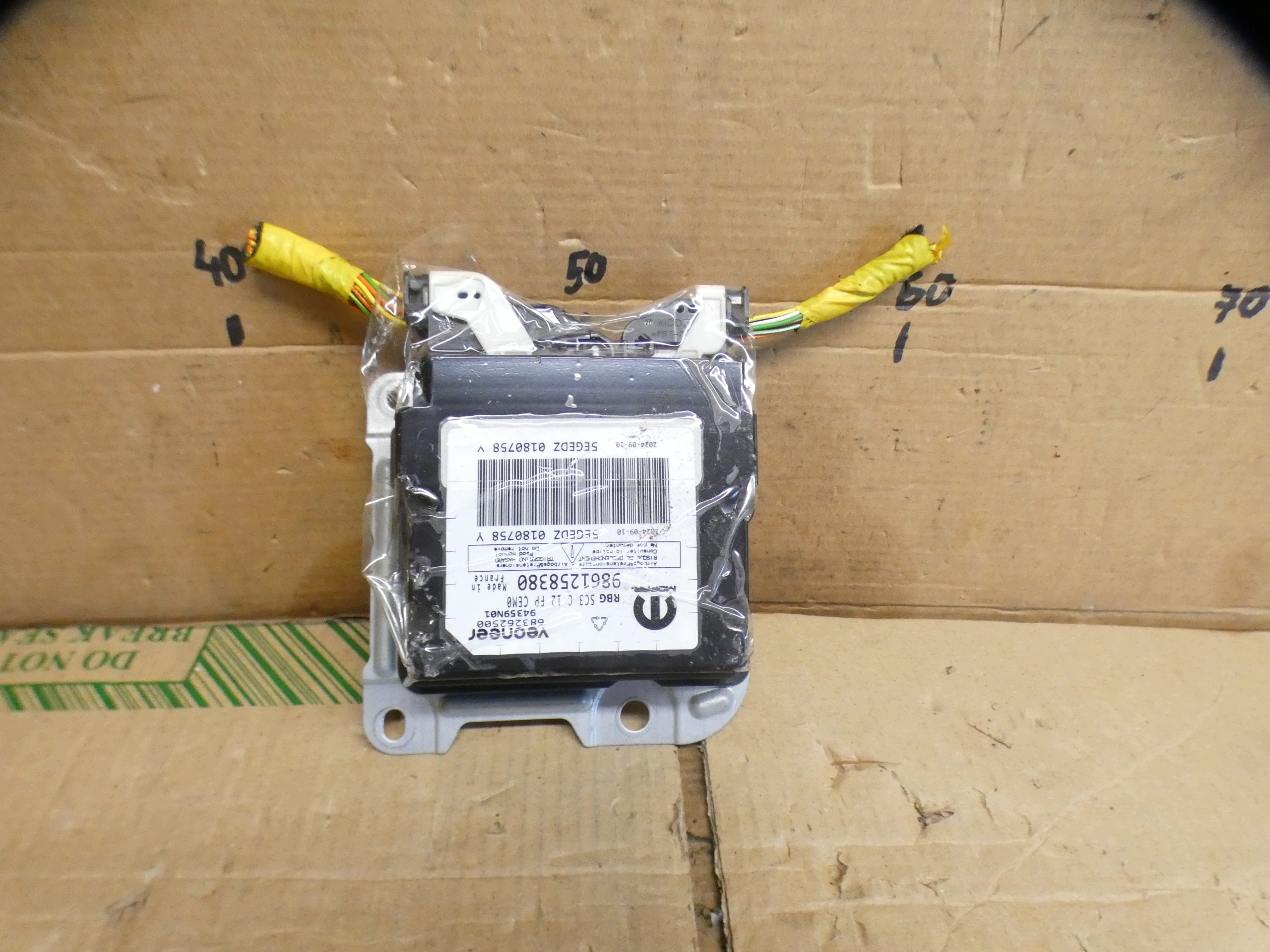 SENSOR modulo airbag airbag 9861258380 JEEP AVENGER 25R