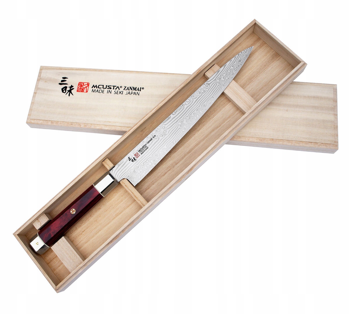 Mcusta Zanmai VG-10 Ultimate Aranami Japonský filetovací nôž Sujihiki 27 cm