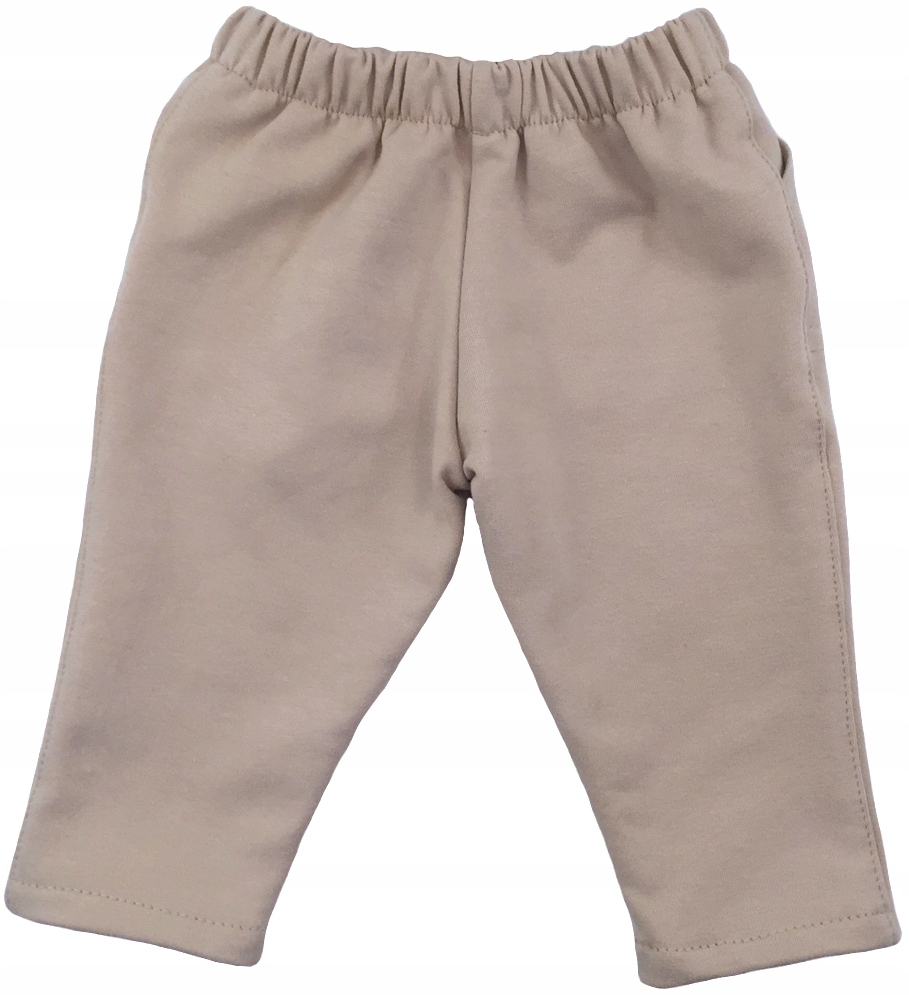 SPODNIE dresowe beżowe na gumce 74 cm +6m EAN (GTIN) 5904323151966