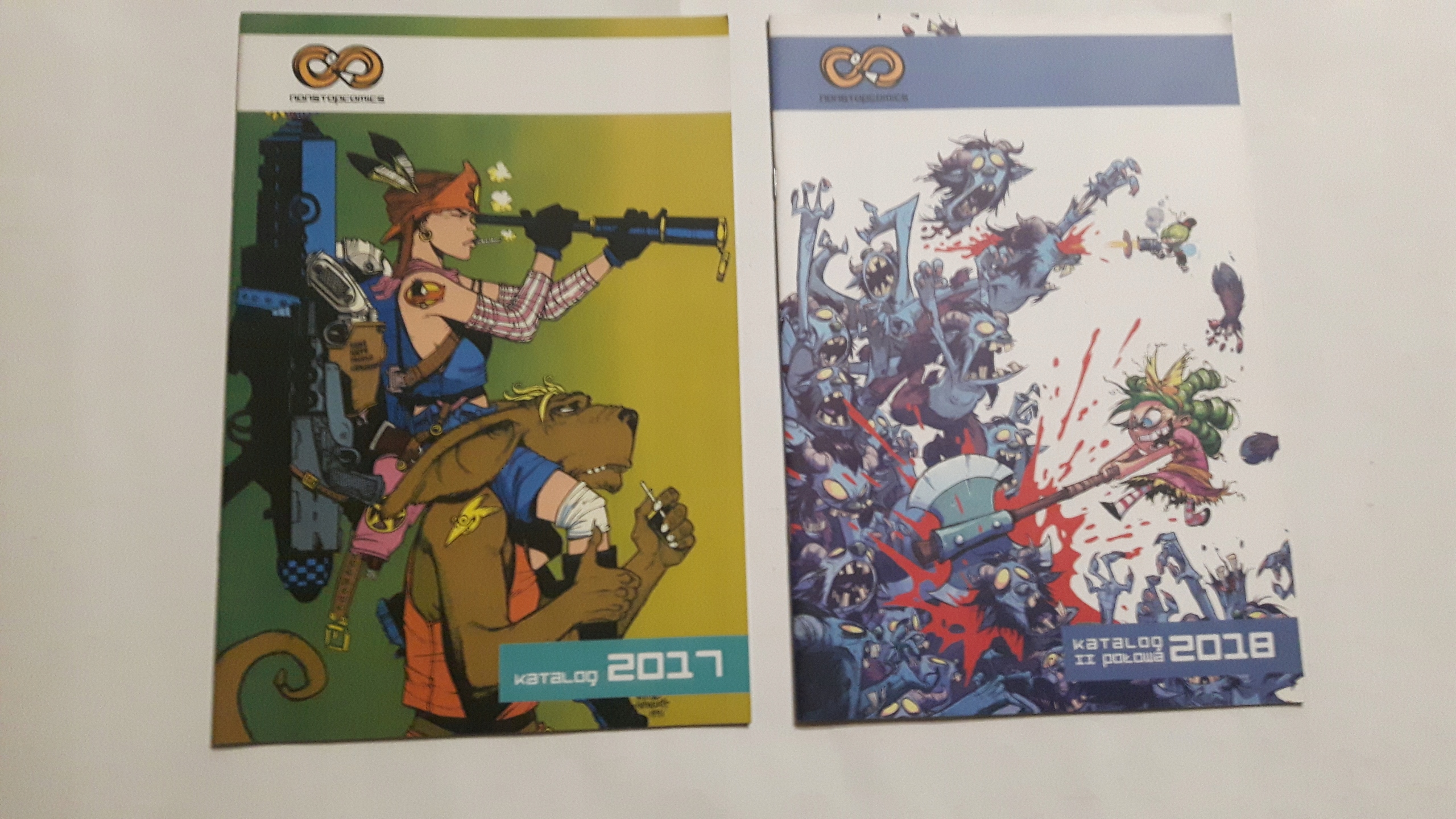 2 x KATALOG Non Stop Comics ... 2017 + 2018