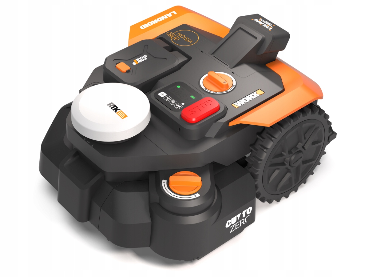 WORX ROBOT KOSZĄCY VISION 2.0 WR308E do 800 m² kamera, RTK, CTO model 2026 Kod producenta WR308E