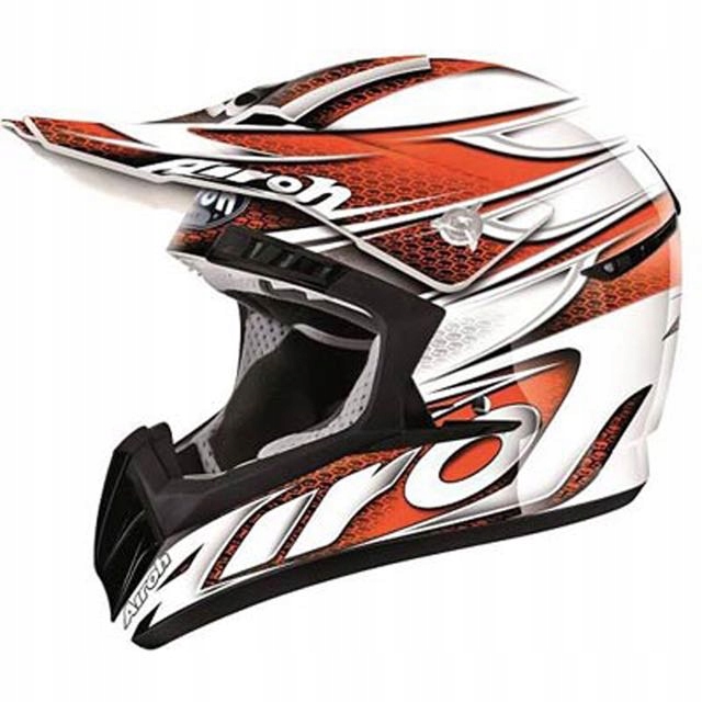 KASK AIROH CR 901 LINEAR ORANGE GLOSS XL