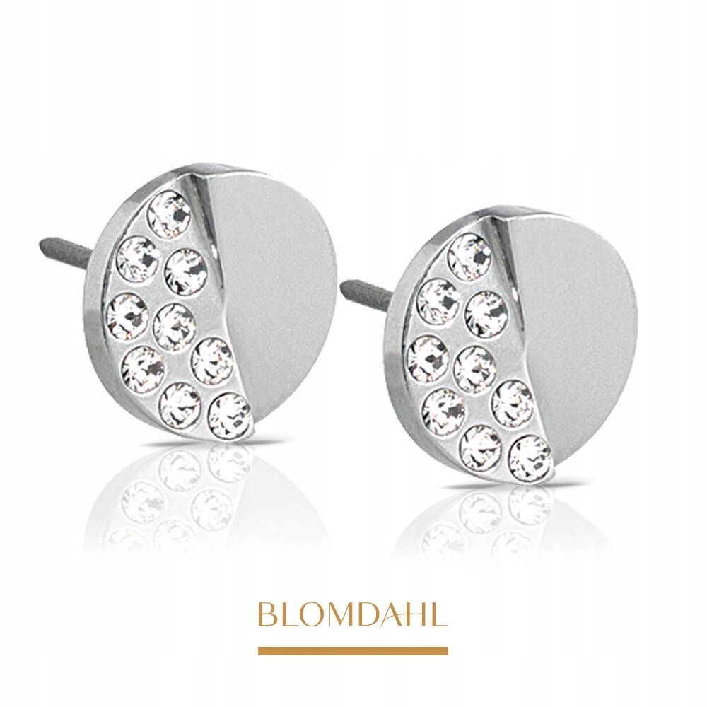 Hypoalergenní Náušnice Blomdahl Brilliance Split Crystal 8 mm