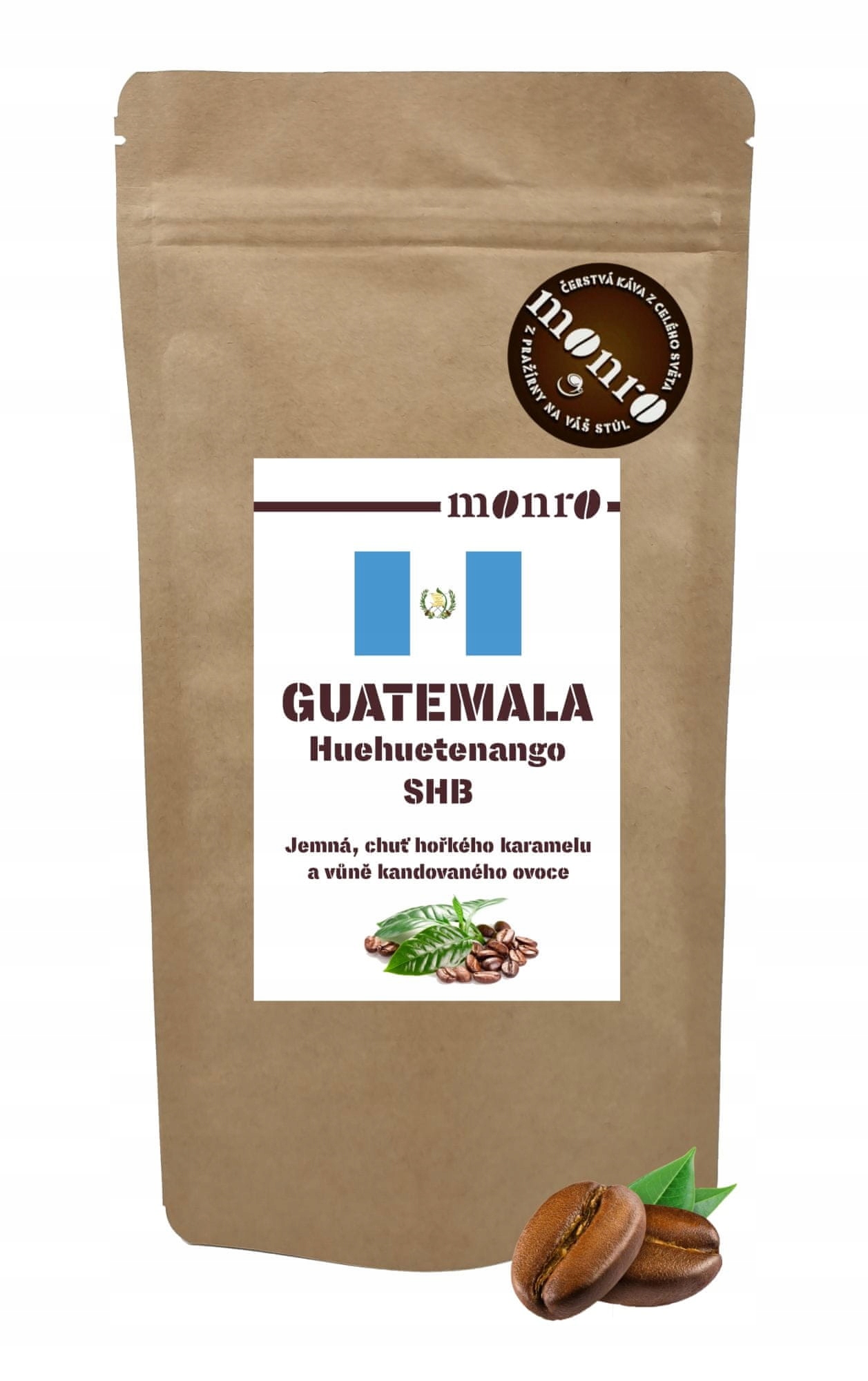 Levně Guatemala Huehuetenango zrnková káva Arabika 1000g