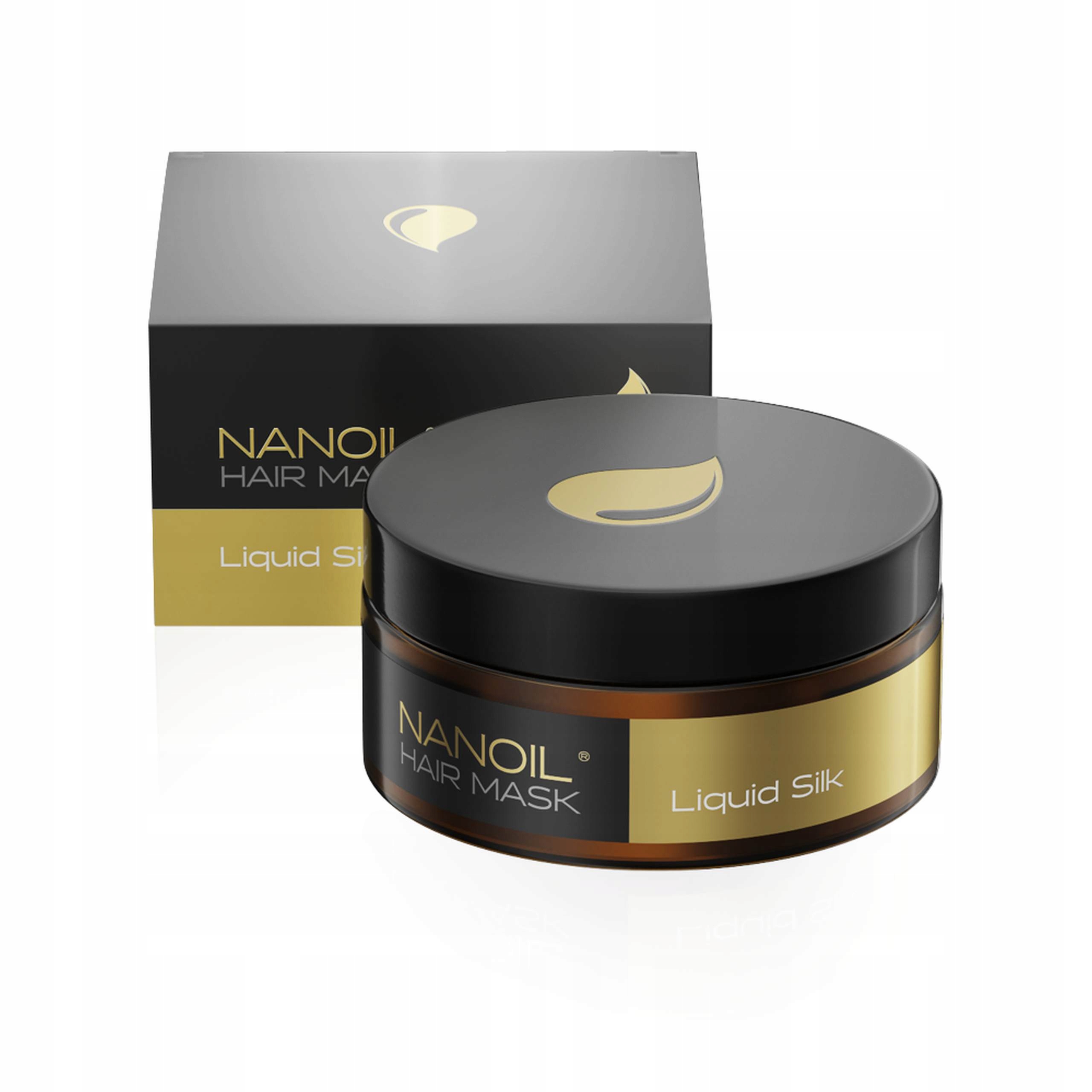 Vlasová maska Nanoil Tekuté hedvábí 300 ml