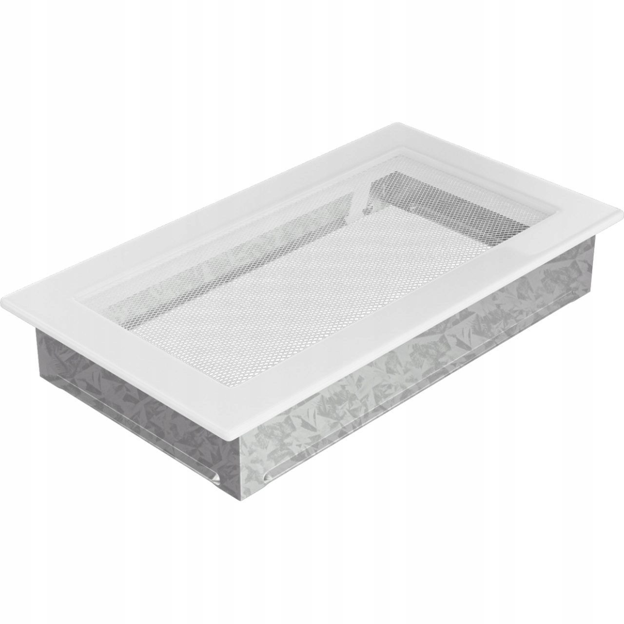 Kratka wentylacyjna biała 17x30 kominkowa zwykła z siatką Marka Kratki