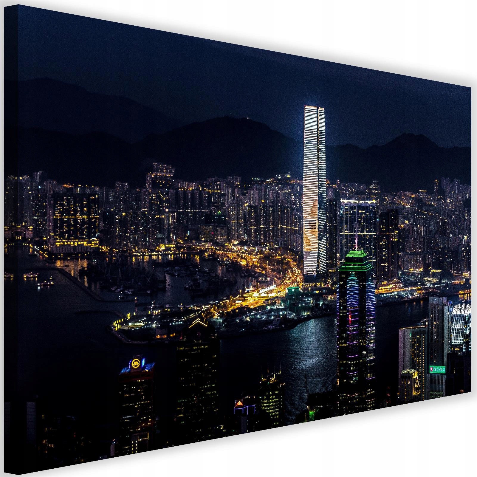 

Obraz Do Salonu Miasto Nocą Na Płótnie 60x40