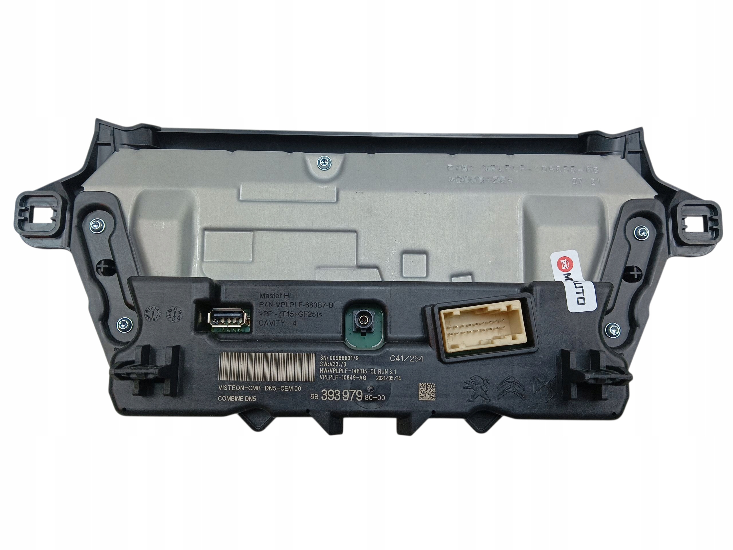 dials display CITROEN C4 III 1.2 THP 9839397980 EUROPA