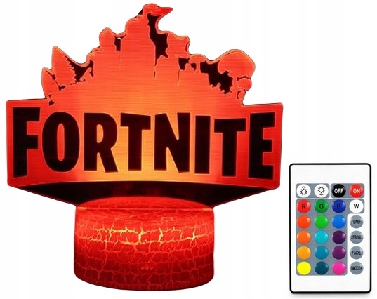 

Lampa 3D Led Usb Fortnite Lampka Nocna dla Dziecka