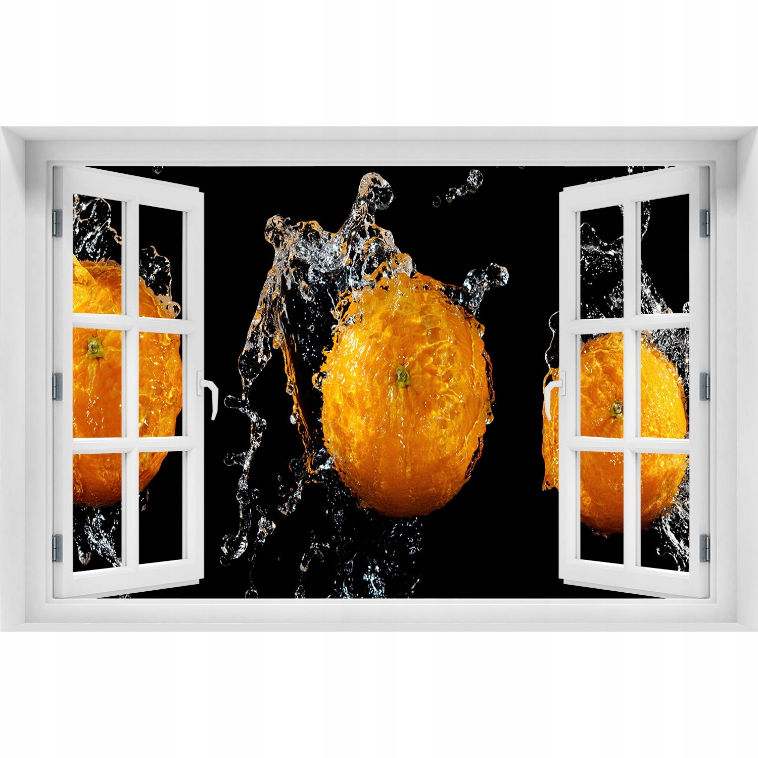 

Naklejka okleina na ścianę Pomarańcze i woda 90x60