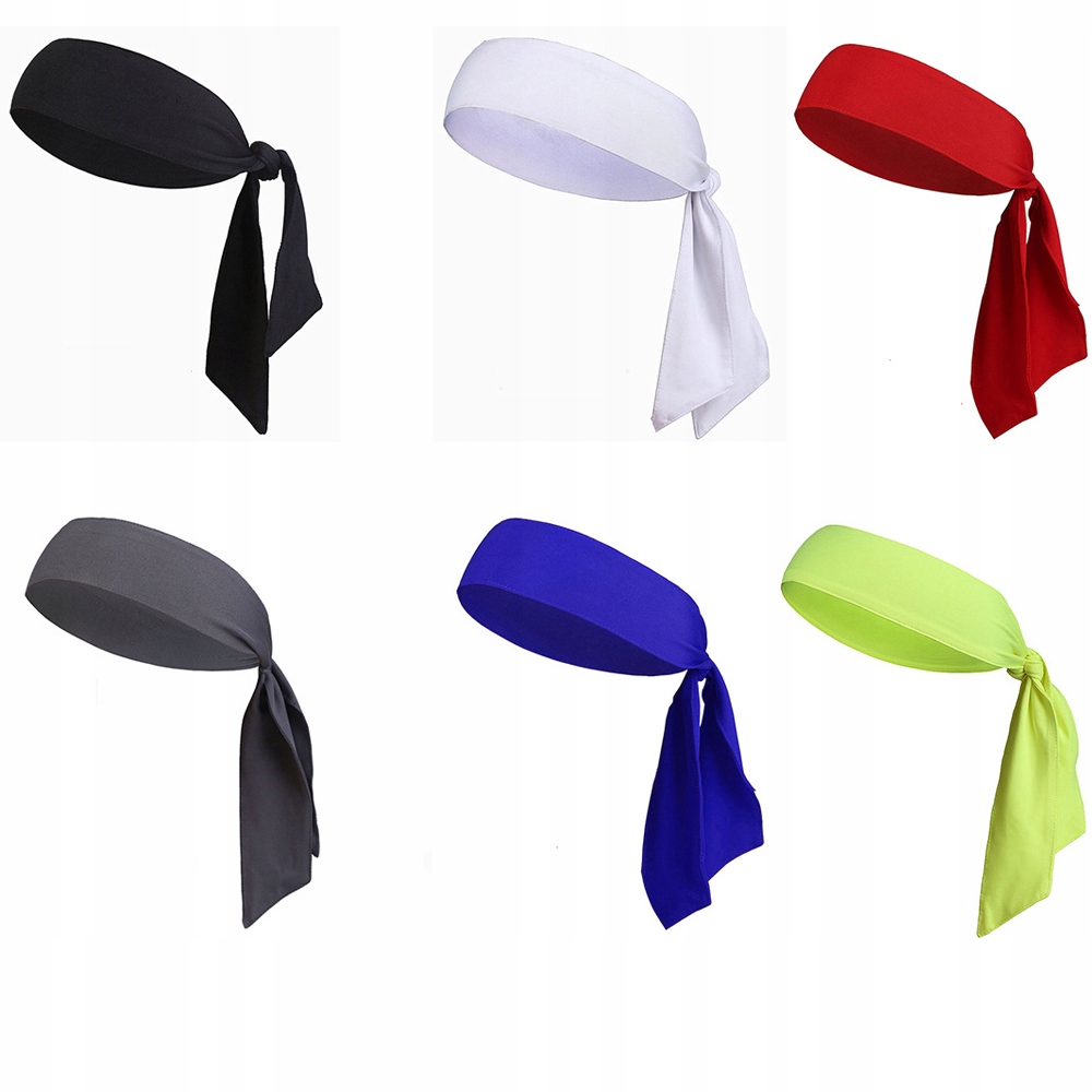 Bandana Headband OPASKA do włosów SPORTOWA Red Marka Head