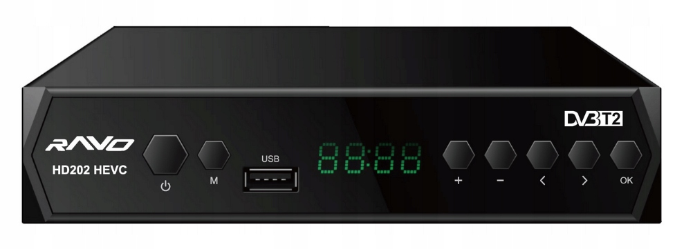 Декодер / тюнер DVB-T2 Ravo Hd202 HEVC Brand Ravo