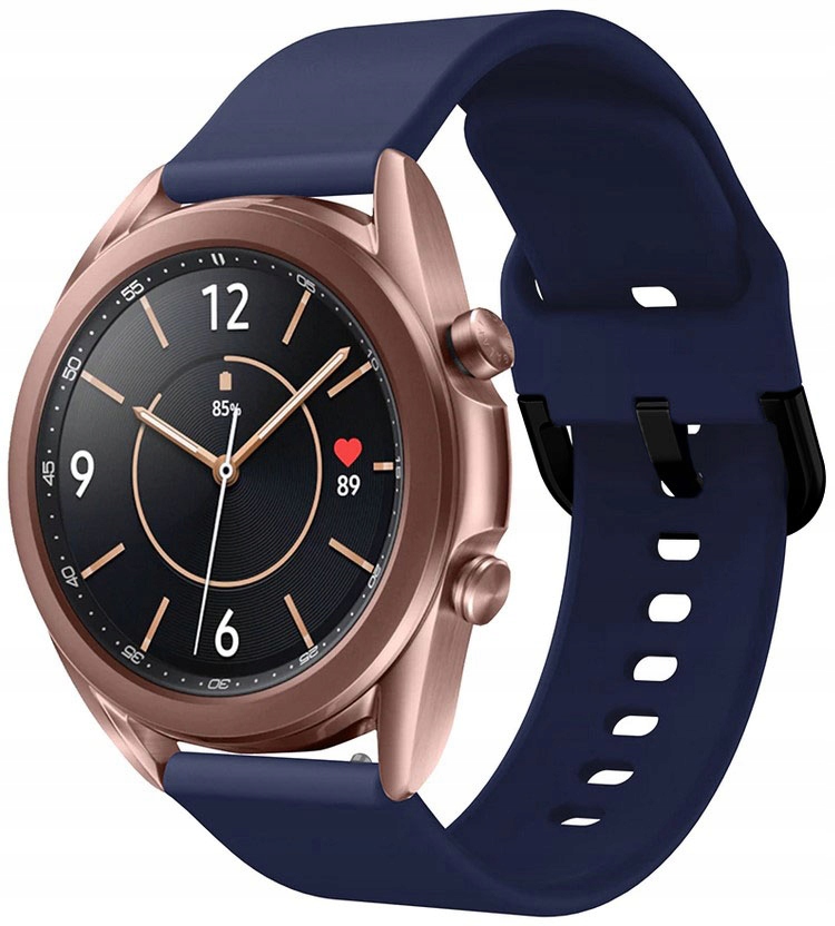 Granatowy Pasek Samsung Galaxy Watch 3 41mm, Rozmiar S (Tech-Band)