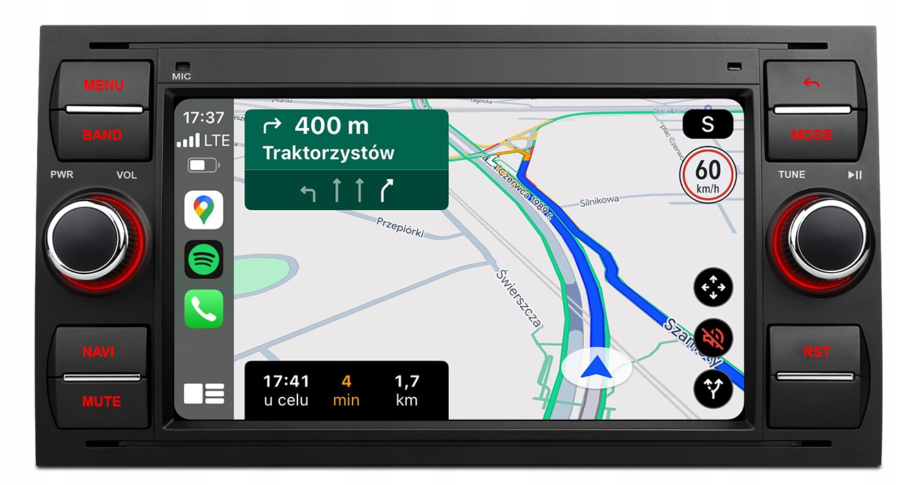 Ford Focus Kuga Galaxy Transit S-max C-max Rádio Navigace Android Carplay