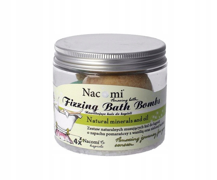 

Nacomi zestaw kul do kąpieli 4 szt. 330g