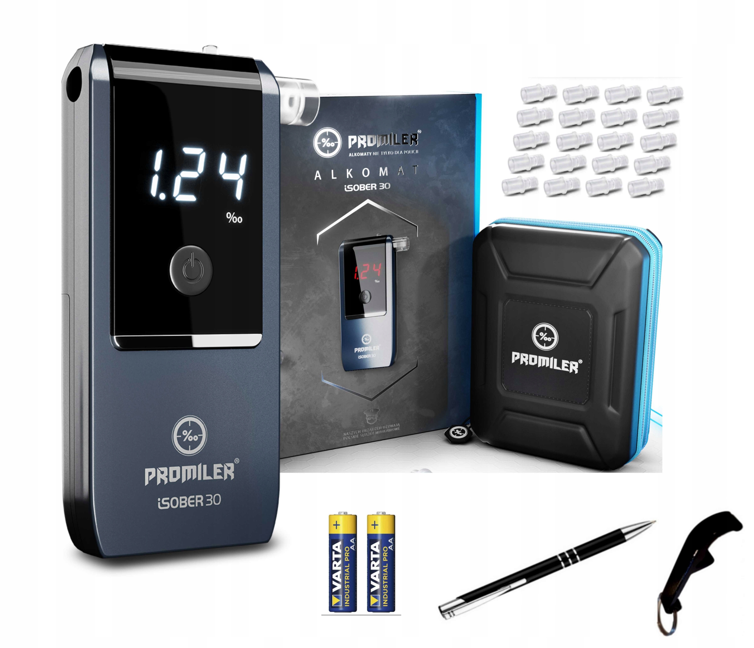 

Alkomat Promiler iSober 30 większy Sensor Precyzja