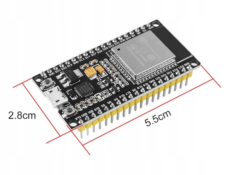 358 ESP-32S ESP-WROOM-32 ESP32 WiFi ARDUINO 240Mhz Stan opakowania oryginalne