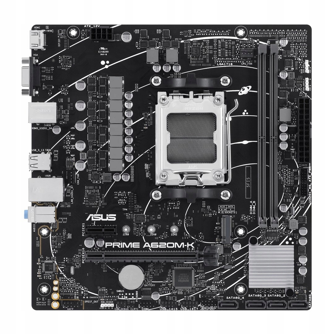 Płyta główna Asus Prime A620M-K micro-ATX AM5 DDR5 Sata M.2