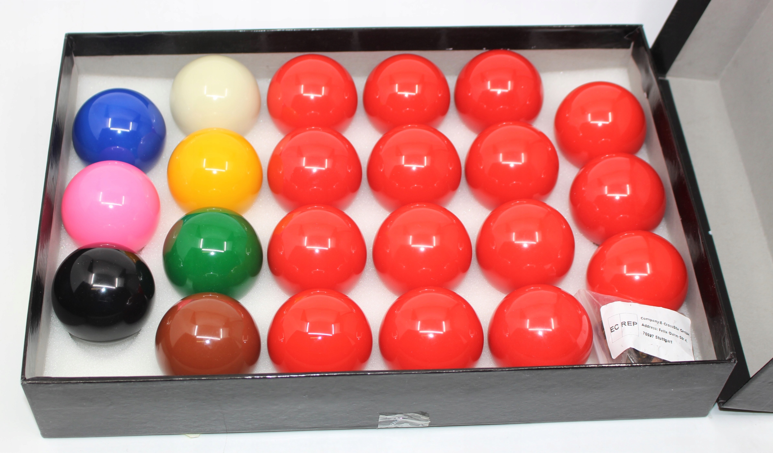 BILE SNOOKER STANDARD DO STOŁU SNOOKER 52,4 MM Model standard