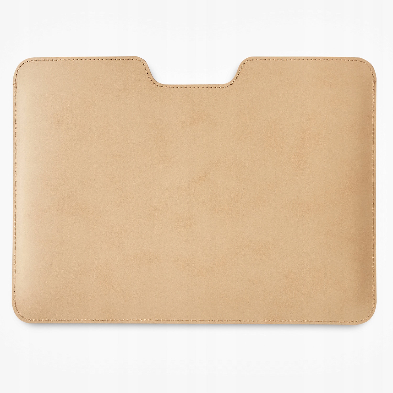 Baltan Elegantní Kožené Pouzdro Pouzdro Na Notebook 15'' Béžové