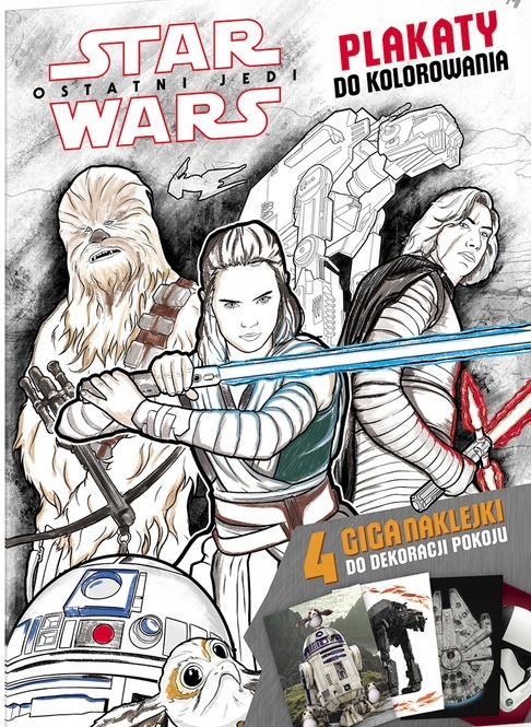 

Teczka Star Wars Plakaty kolorowania Giga naklejki