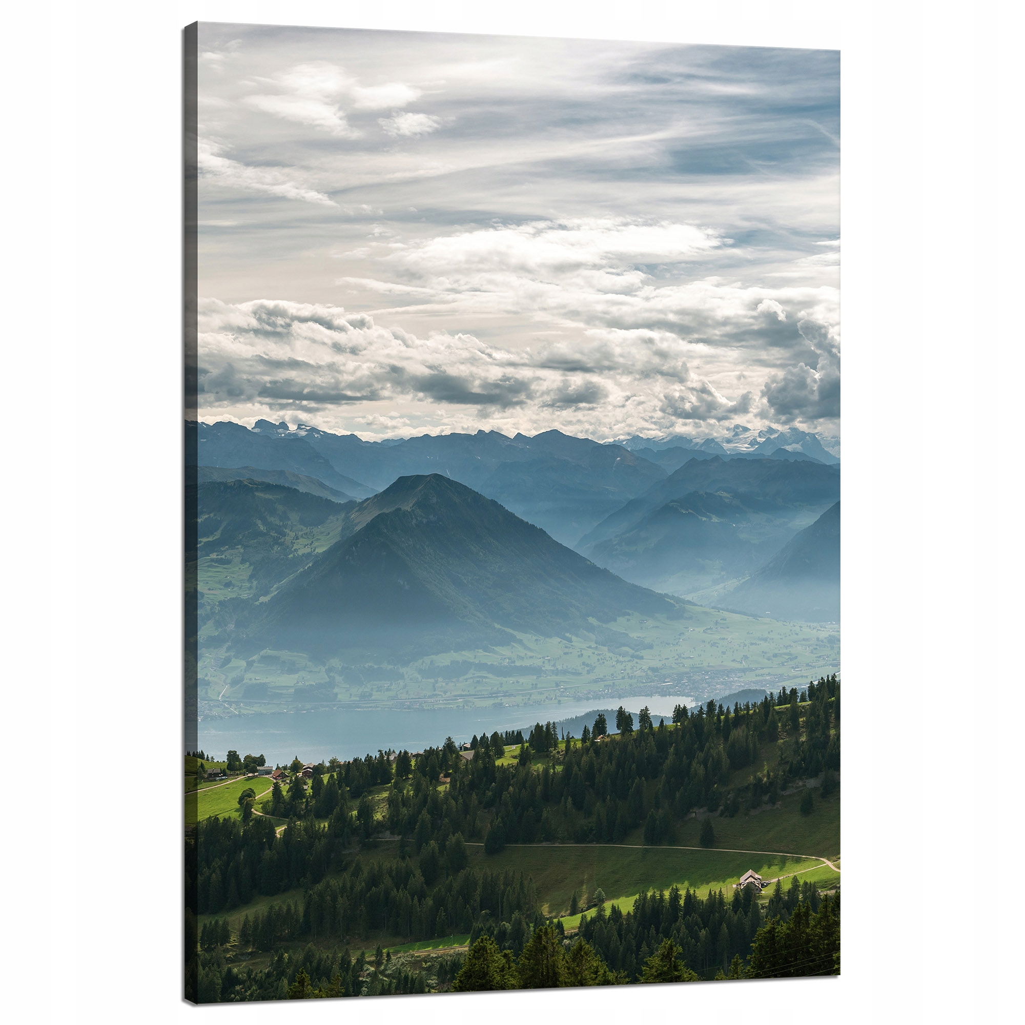 Obraz na plátně Hory Mraky Příroda Lesy Příroda 80x120 cm