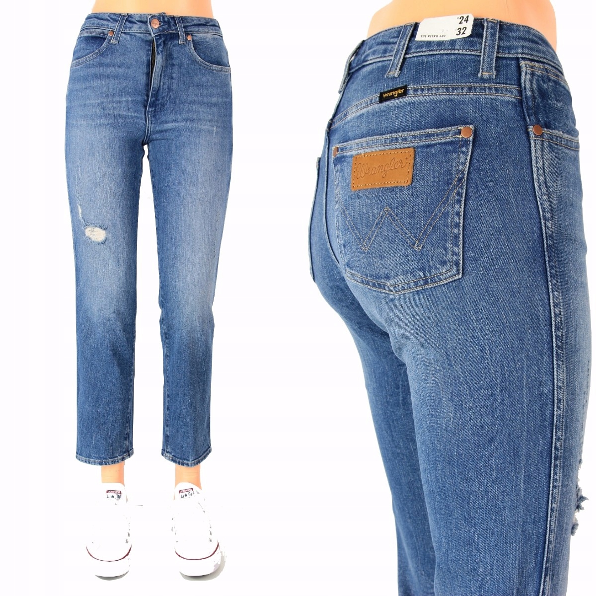 

Wrangler Retro Straight Jeansy Boyfriend _ W29 L34