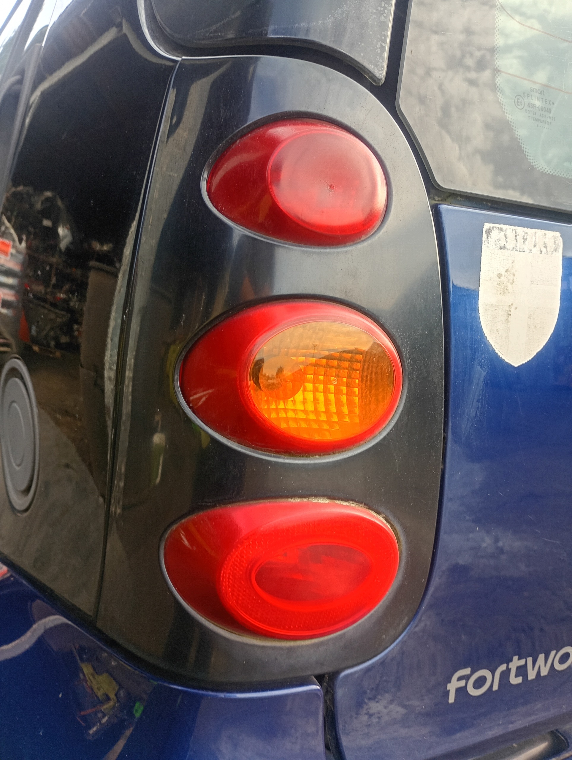 light left rear rear part Smart Fortwo 450 Coupe 98-07