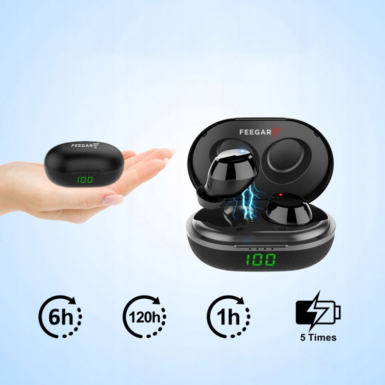 Słuchawki BLUETOOTH Feegar AIR100 IPX5+Powerbank Model AIR100 PRO