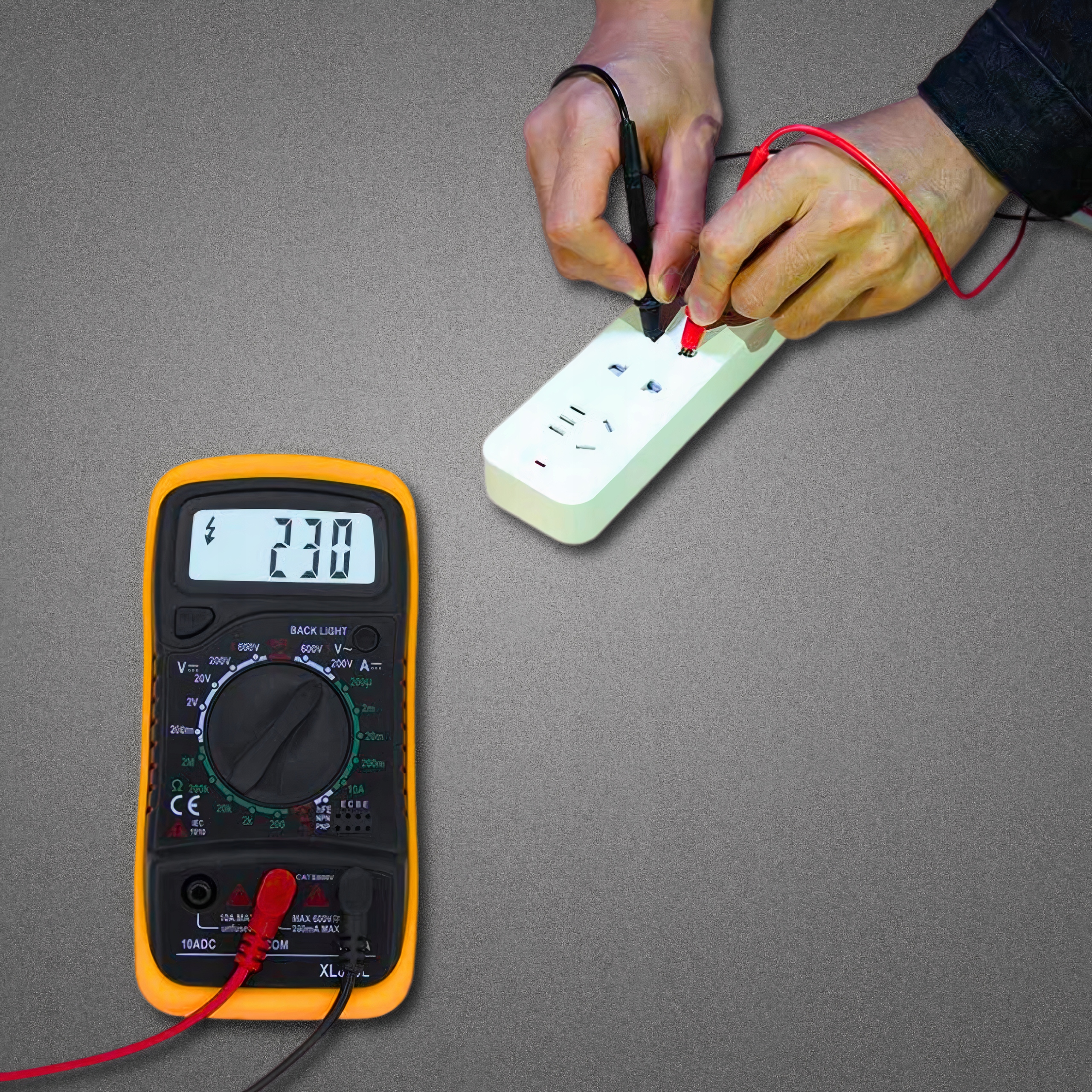 PROFESJONALNY MIERNIK PRĄDU DO MIERZENIA AMPEROMIERZ CYFROWY LCD UNIWERSALN Pomiar ciągłość częstotliwość napięcie przemienne AC napięcie stałe DC parametry diody pojemność prąd przemienny AC prąd stały DC rezystancja wzmocnienie tranzystora