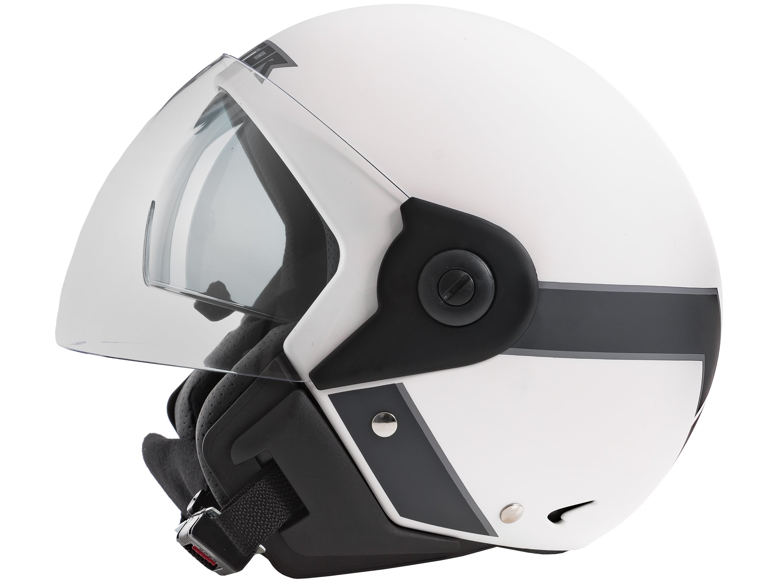 

Kask Motocyklowy Mat Na Skuter Motor Z Szybą Vt L