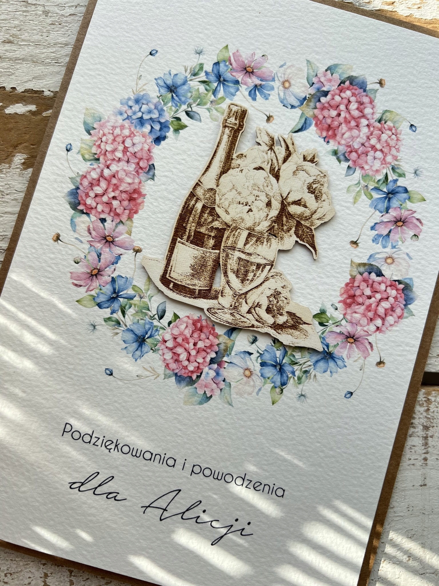 Kartička na rozloučení s spolupracovníkem, zaměstnancem A5