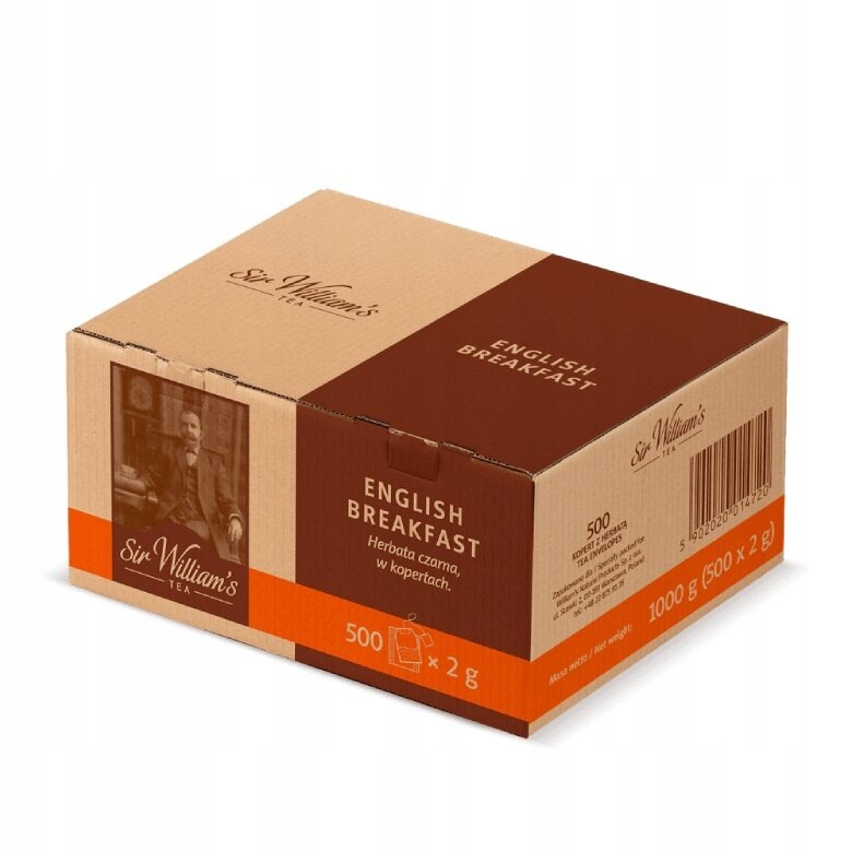 Černý čaj Sir Williams Tea English Breakfast 500 x 2 g