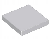 

Lego 3068b Tile Płytka 2x2 szara jasna Nowa (1g)