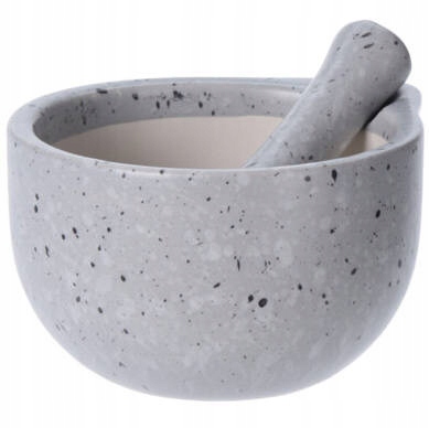 

Moździerz Kuchenny Ceramiczny jasnoszary 11,4x10cm