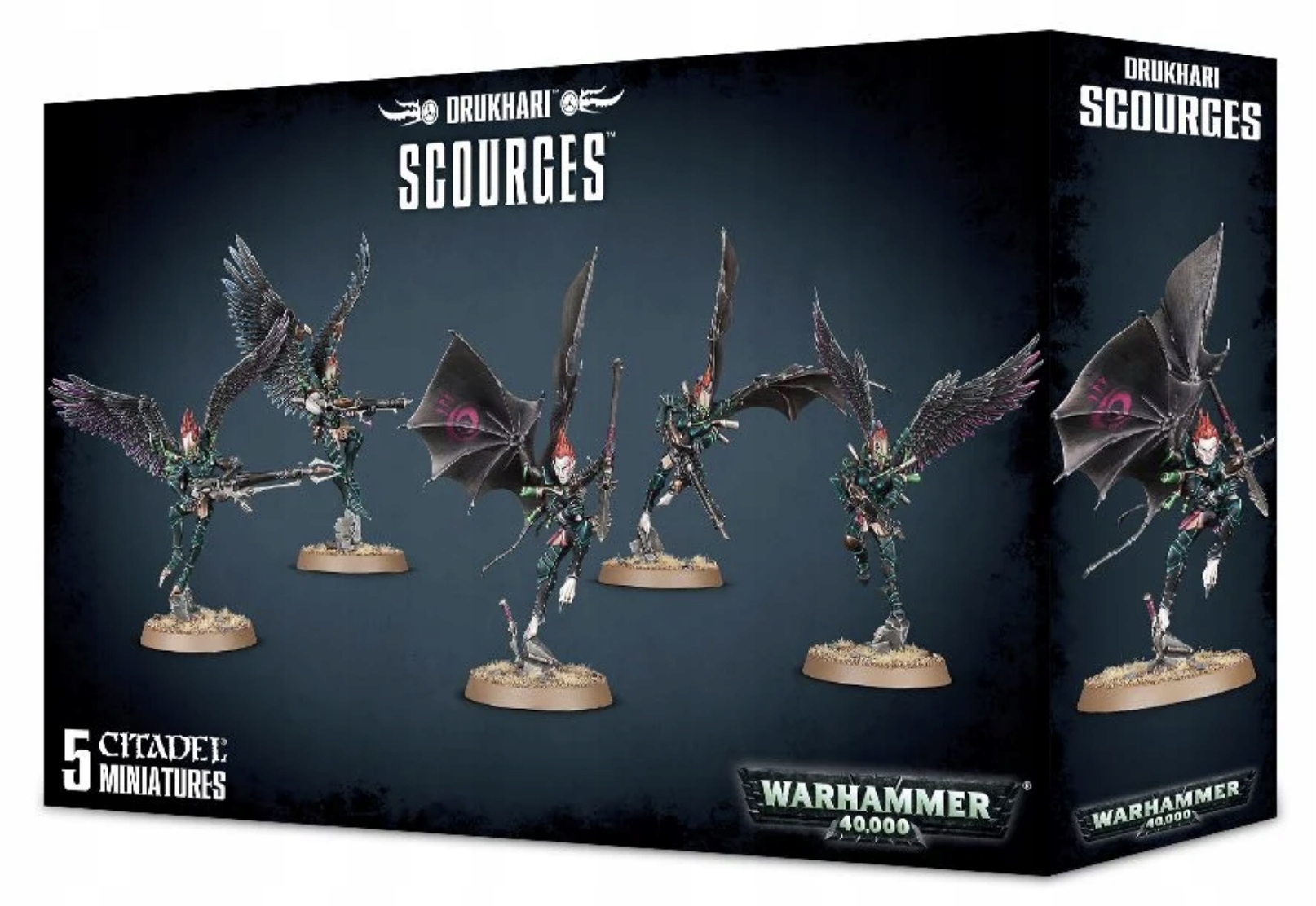 Games Workshop Scourges Drukhari 5 modeli Warhammer 40k figurki